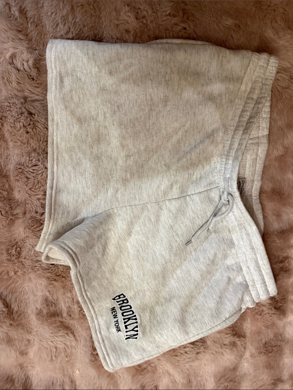 Brooklyn New York Gray Kids Sweat Shorts